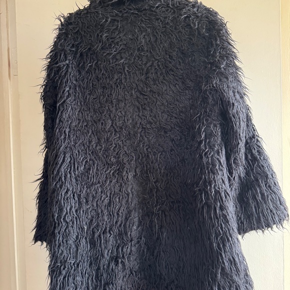 Faux Long Shaggy Jacket - Picture 3 of 3